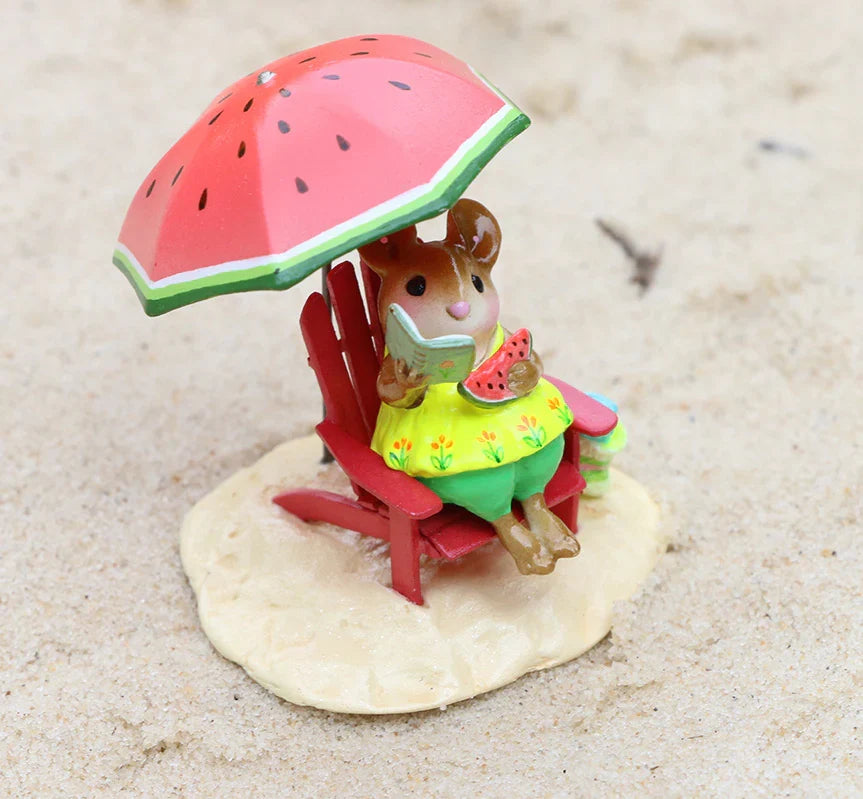 Wee Forest Folk Tiny Collectible - Perfect Beach Day! (Not a Toy)