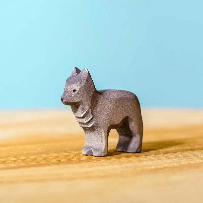Bumbu Handmade Wooden Wolf Cub